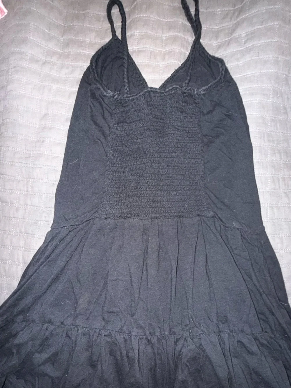 DC Black Mini Dress with Spaghetti Straps